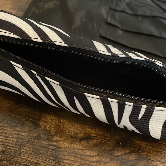 NEW Zebra Print Cosmetic Brush Holder and Bag! CAN BE PERSONALIZED! - Picture 6 of 16